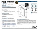 DT Carolina Beveled 5 Degree Positive Close Offset Back Plate Wall Mount Hinge - Image 20