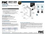 DT Carolina Beveled Wall Mount Hinge Adjustable Full Back Plate - Image 35