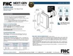 DT Carolina Beveled Wall Mount Hinge Full Back Plate - Image 19