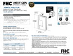 DT Jr Preston Wall Mount Hinge Full Offset Back Plate 1/4" Glass 5 Degree Positive - Image 25