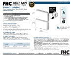DT Patriot Grande Series Pivot Glass-to-Glass Mount for 1/2" Glass - Image 8