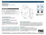 DT Glendale Series Wall Mount Hinge - Short Back Plate - Image 6
