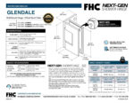 DT Glendale Adjustable Square Wall Mount Hinge Full Offset Back Plate - Image 15