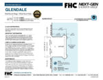 DT Glendale Adjustable Square Wall Mount Hinge Full Offset Back Plate - Image 14