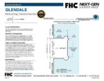 DT Glendale Square Wall Mount Offset Short Back Plate Hinge - Image 9