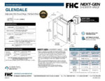 DT Glendale Adjustable Wall Mount Hinge Full Back Plate - Image 23