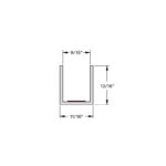 DT Perimeter Channel with Pre-Applied Tape for for 1/2" Glass - Image 7