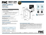 DT Jr Glendale Square Wall Mount Hinge Full Back Plate - Brushed Nickel - Image 12