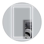 DT LED Mirror Inner Etched Rounded Corners 24" x 48" - Image 2