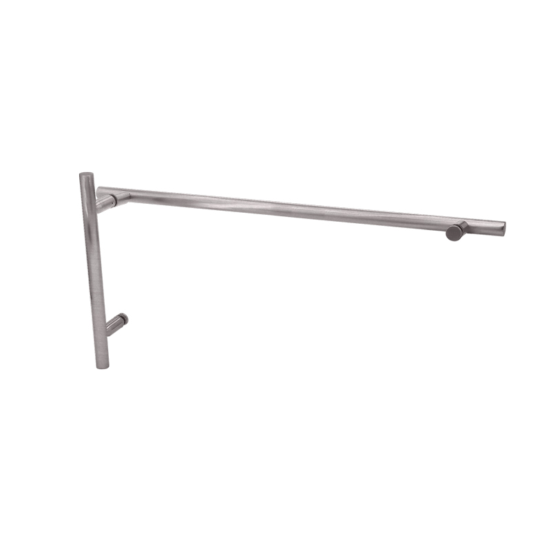 lhtb6x24bn-1w DT 6" x 24" Ladder Pull/Towel Bar Combo - Image 1