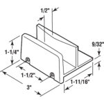 DT Shower Door Bottom Guide Assembly - Image 2