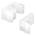 DT Tub Enclosure Guides and Bumpers White