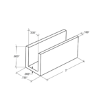 DT Glass Clip for 1/2" Glass - Image 10