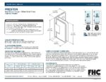 DT Preston Series Wall Mount Hinge - Offset Back Plate - Image 5