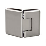 DT Preston Series 135 Degree Adjustable Glass-to-Glass Hinge for 3/8" to 1/2" Glass - Image 7