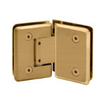 DT Preston Series 135 Degree Adjustable Glass-to-Glass Hinge for 3/8" to 1/2" Glass - Image 23