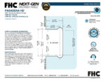 DT Pasadena HD Beveled Glass To Glass 180 Degree Hinge - Image 18