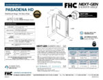 DT Pasadena HD Wall Mount Hinge - H Back Plate - Image 19