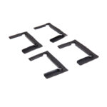 DT Pasadena Replacement Hinge Gasket Set for  3/8-1/2 Glass Thickness - Black Textured