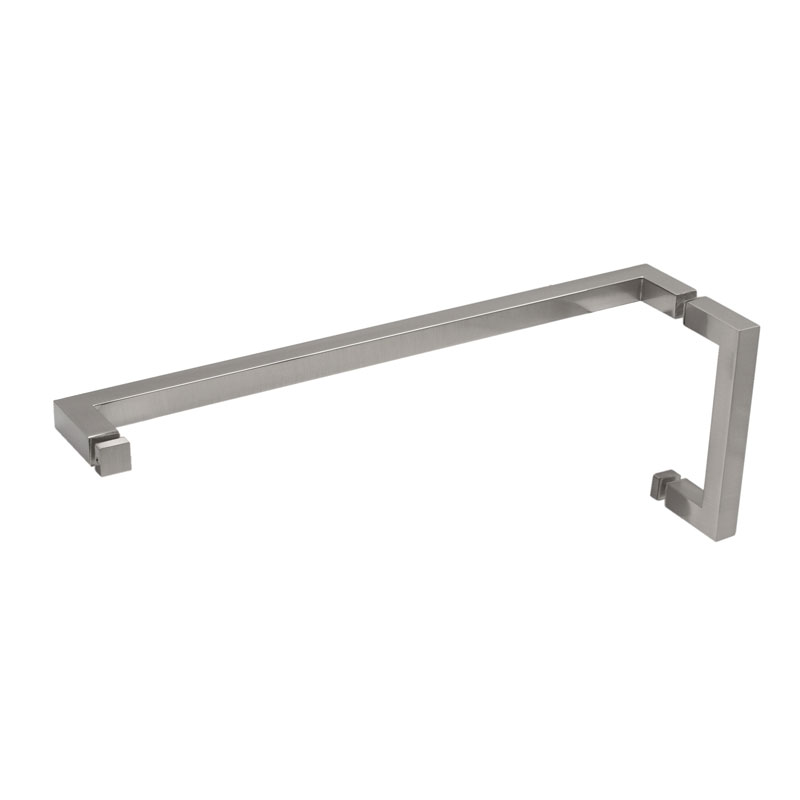 phsq6x18bn-prod-1 DT 6" x 18" Square Pull / Towel Bar Combo - Image 1