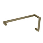 DT 8" X 18" Square Pull / Towel Bar Combo - Image 2