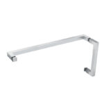DT 8" X 24" Square Pull / Towel Bar Combo
