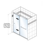 DT Pacifica Sliding Kit 3/8" Glass - Image 7