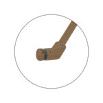 DT Through Glass Support Bar for 1/4" to 1/2" Glass - 39" Long - Image 6