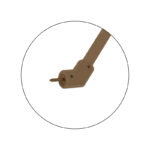 DT Through Glass Support Bar for 1/4" to 1/2" Glass - 39" Long - Image 5