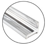 DT Aluminum Jamb With Clear Wipe 95" Length - No Holes Drilled - Image 4