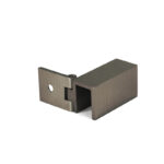 DT Left Hand Adjustable Wall Mount Slip Fit Glass Clamp - Image 3