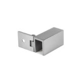DT Left Hand Adjustable Wall Mount Slip Fit Glass Clamp