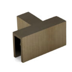 DT Slip Fit 90 Degree 'T' Glass Clamp for 5/16" to 1/2" Glass - Image 2