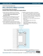 DT Glendale Series Wall Mount Hinge - Offset Back Plate - Image 19