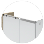 DT TideWater Series 90 Degree Accessory Shower Door Kit - Image 9
