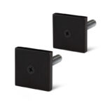 DT Square Low Profile End Caps for Single Sided Square Towel Bars - Image 13