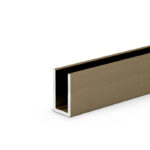 DT Classic U-Channel 1" Tall For 3/8" Glass - 95" Long - Image 3