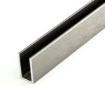 DT Classic U-Channel 1" Tall For 3/8" Glass - 95" Long - Image 9