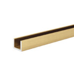 DT 3/8" Low Profile U-Channel for 1/2" Glass - 95" Long - Image 13
