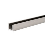 DT 3/8" Low Profile U-Channel for 1/2" Glass - 95" Long - Image 7