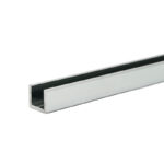DT 3/8" Low Profile U-Channel for 1/2" Glass - 95" Long - Image 5