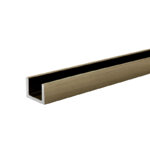 DT 3/8" Low Profile U-Channel for 3/8" Glass - 95" Long - Image 3