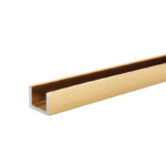 DT 3/8" Low Profile U-Channel for 3/8" Glass - 95" Long - Image 13