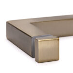 DT 18" Square Tubing Mitered Corner Single-Sided Towel Bar - Image 4