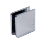 DT Junior Traditional Fixed Panel Clamp 1-3/4" x 1-3/4" For 1/4" Glass - Image 4