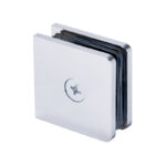 DT Junior Traditional Fixed Panel Clamp 1-3/4" x 1-3/4" For 1/4" Glass - Image 9