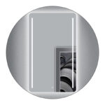 DT LED Two Bar Backlit Mirror - Image 10