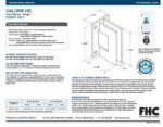 DT Valore HD Series Wall Mount Hinge - Full Back Plate - Image 4