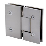 DT Venice Square 5 Degree Positive Close Glass To Glass 180 Degree Hinge - Image 3