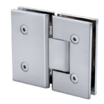 DT Venice Series 180 Degree Adjustable Glass-to-Glass Hinge for 3/8" to 1/2" Glass - Image 11